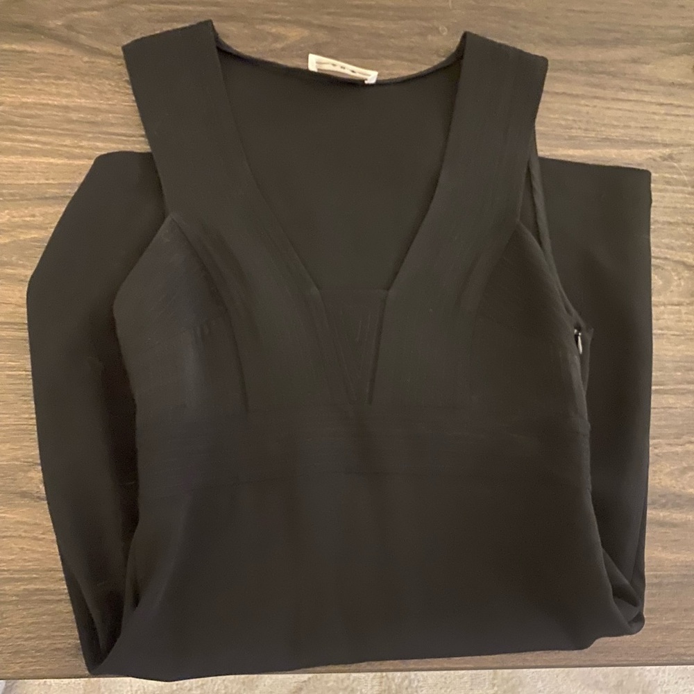 ALC black mini sample sale dress
